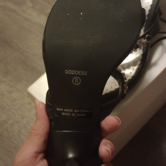 SEVENTEEN MILES RHINESTONE ACCENTED HEELS - Picture 6 of 9